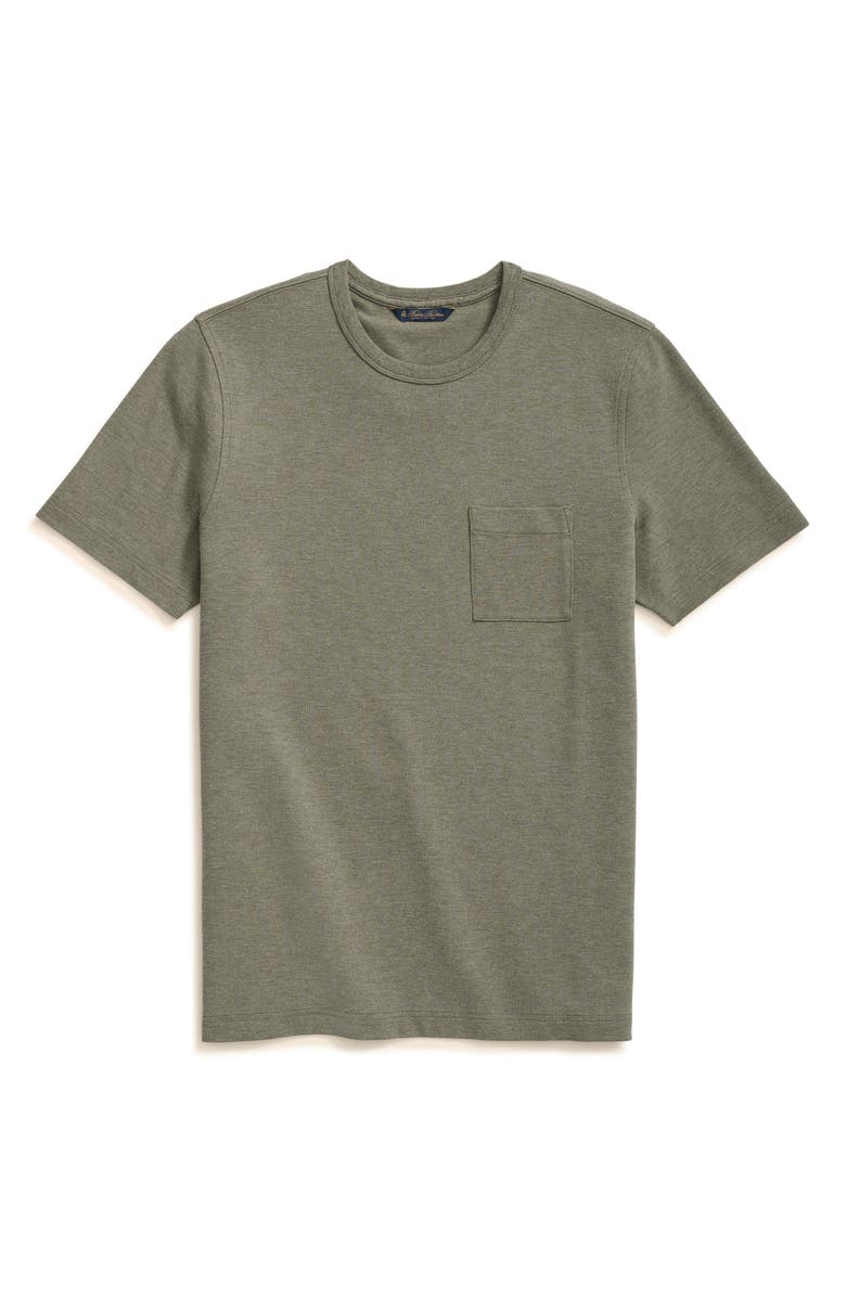 Brooks Brothers Cotton Piqué Pocket T-Shirt, Main, color,