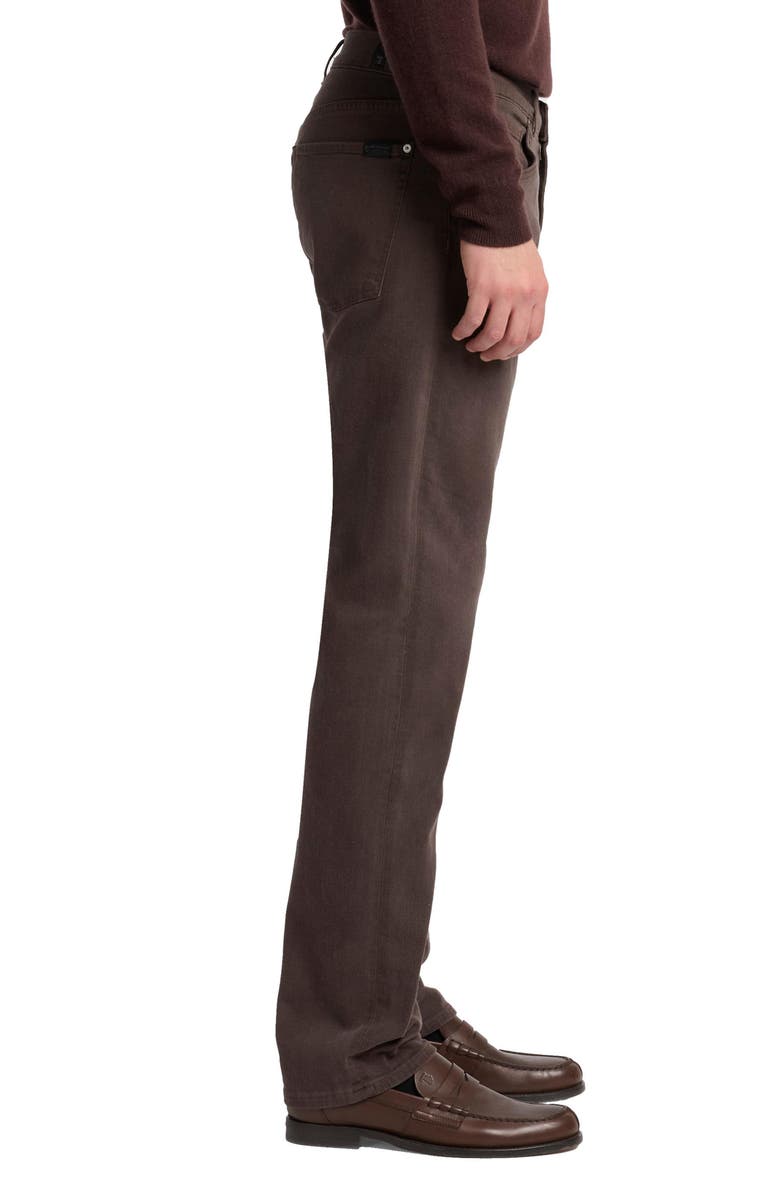 7 For All Mankind Luxe Performance Lefthand The Straight Leg Jeans, Alternate, color, Left Hand Coffe
