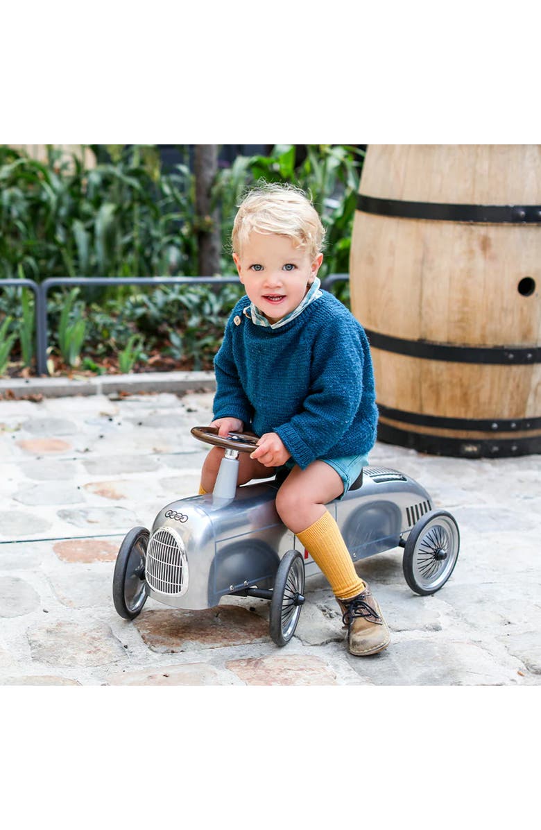 Baghera Roadster Audi Ride-On, Alternate, color, Glossy Metallic Silver