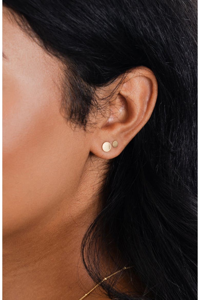Lux Stud Earrings, Alternate, color, Silver