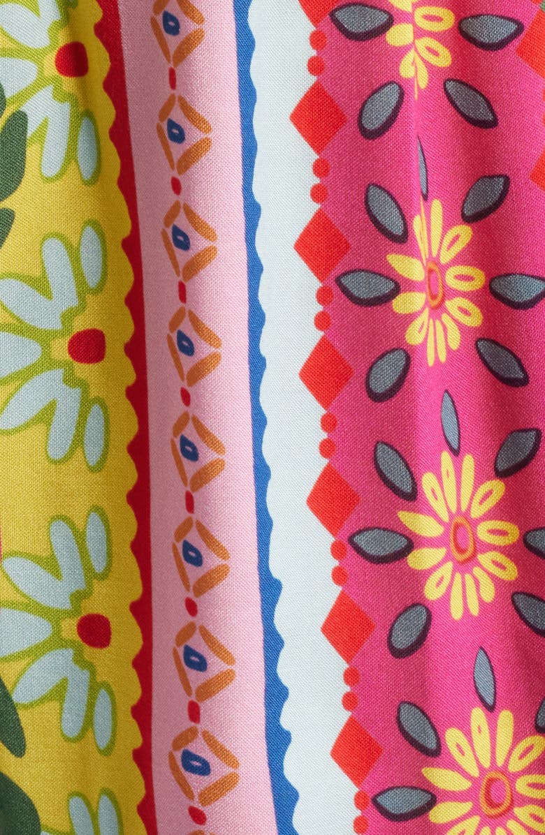 Lipsy Postcard Print Halter Romper, Alternate, color,