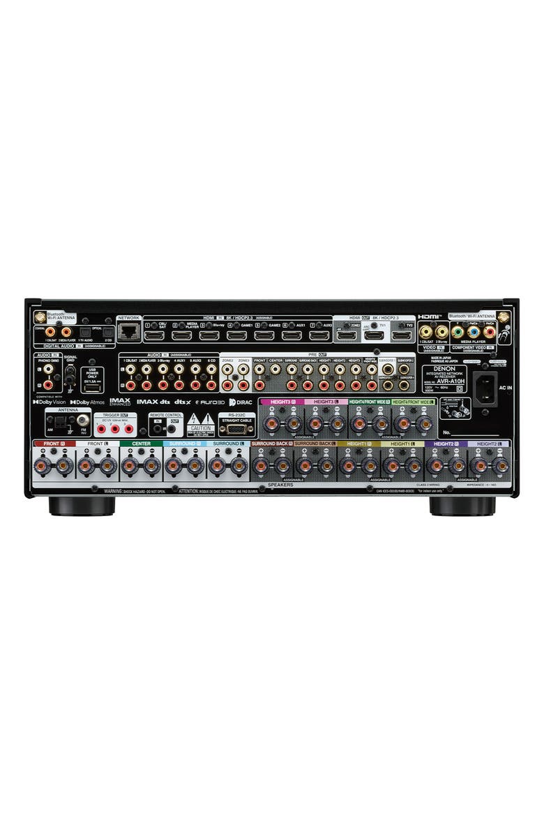 AVR-A10H 13.4-Channel 8K AV Amplifier with HEOS Built-in, Alternate, color, Black
