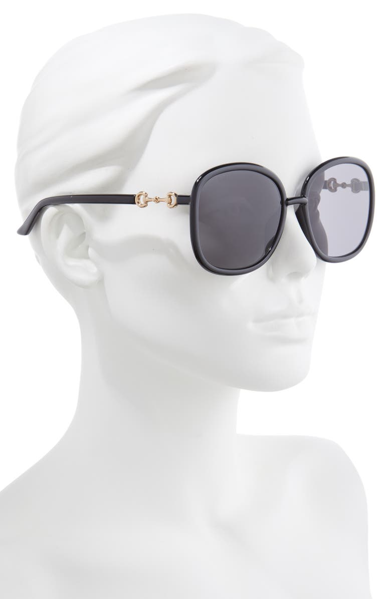 Gucci 60mm Square Sunglasses, Alternate, color, 