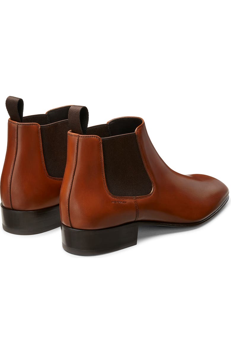 Stuart Weitzman Adwin Chelsea Boot, Alternate, color, Medium Brown