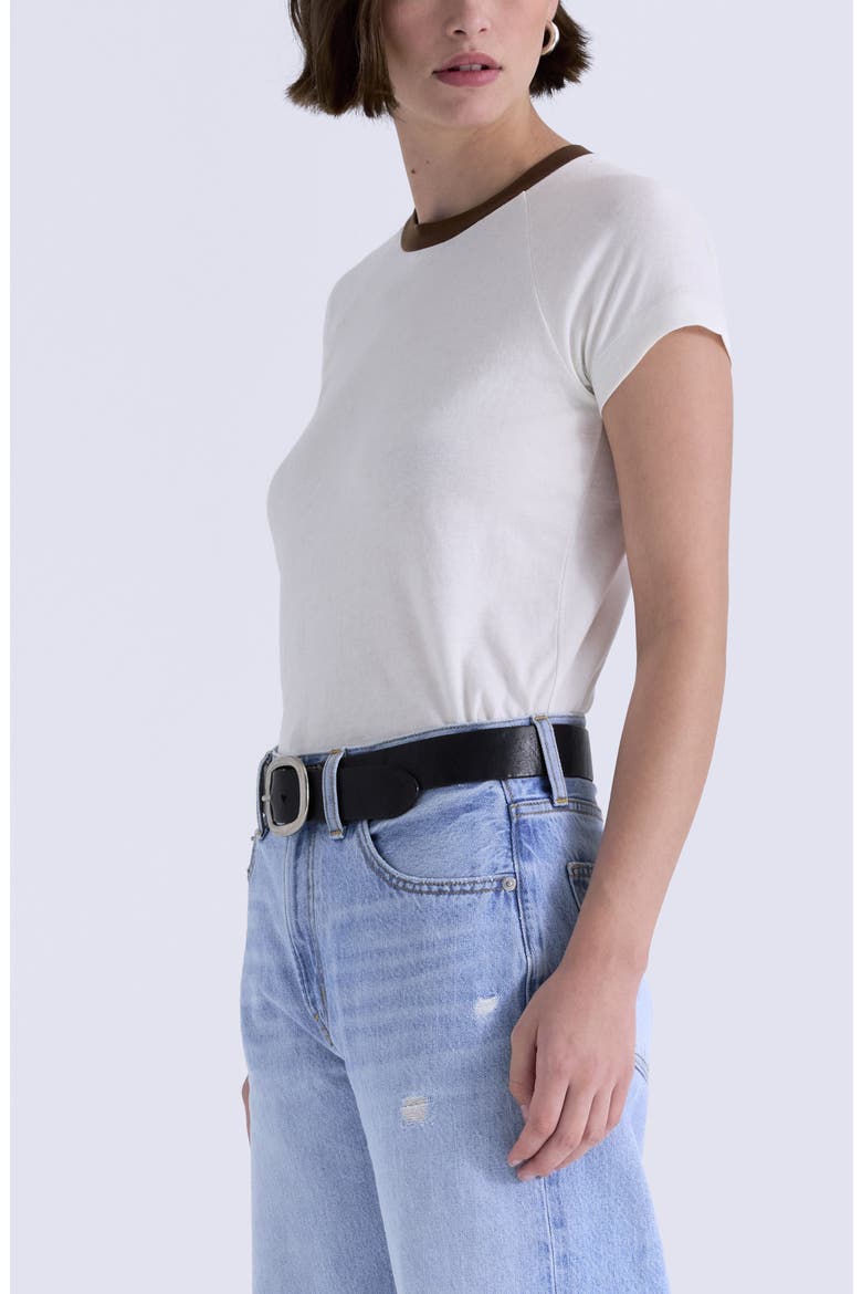Ryn Ringer Cotton T-Shirt, Alternate, color, SOFT WHITE