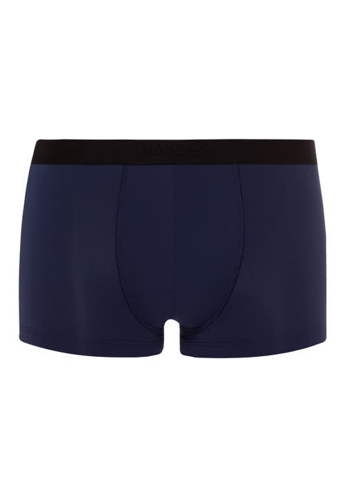 Hanro Micro Touch Boxer Brief In Midnight Navy
