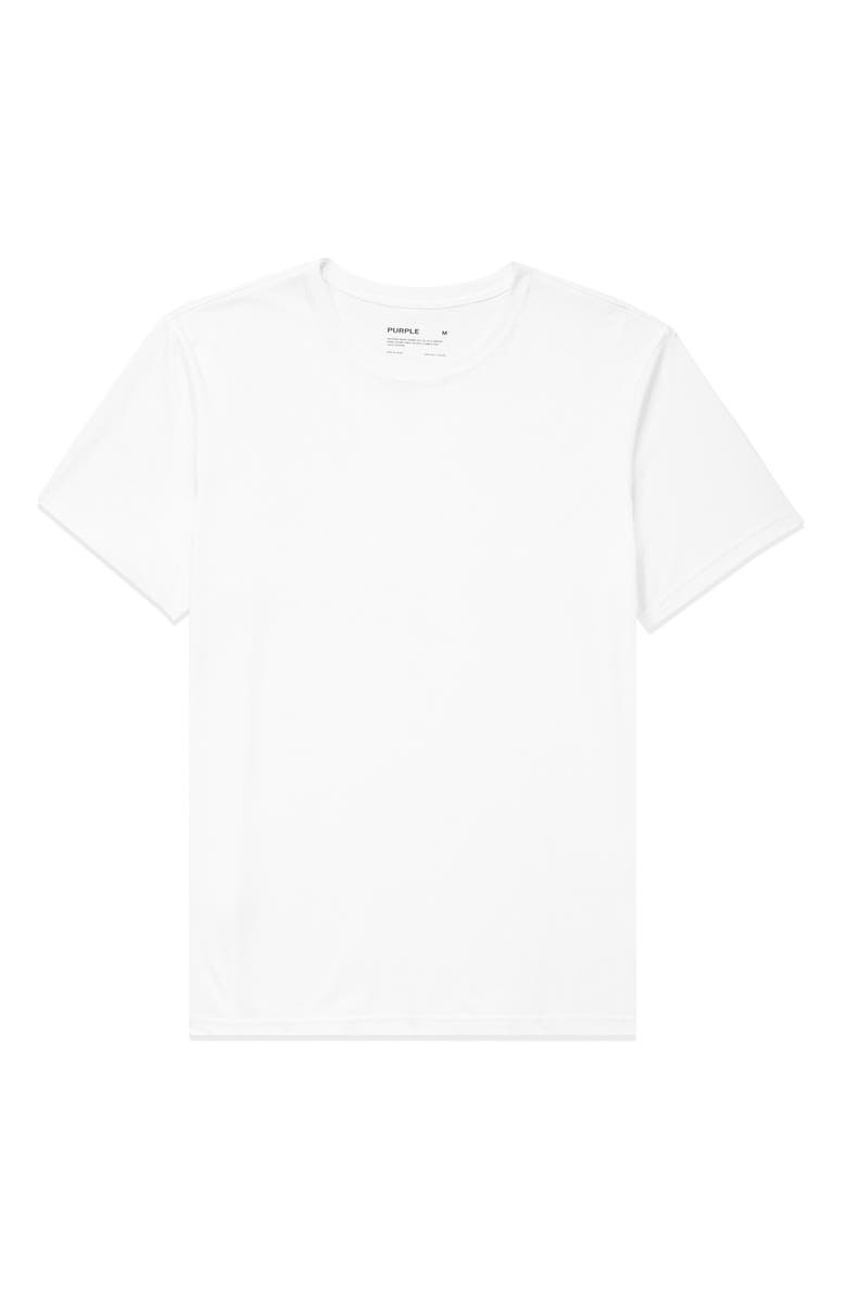 PURPLE BRAND 3-Pack Solid White Crewneck T-Shirts, Alternate, color, 
