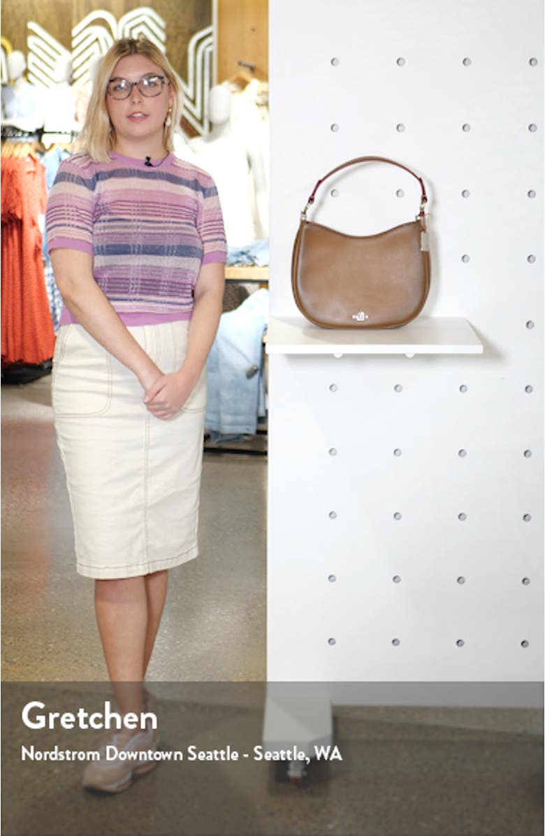 Nomad Burnished Leather Crossbody Bag, sales video thumbnail