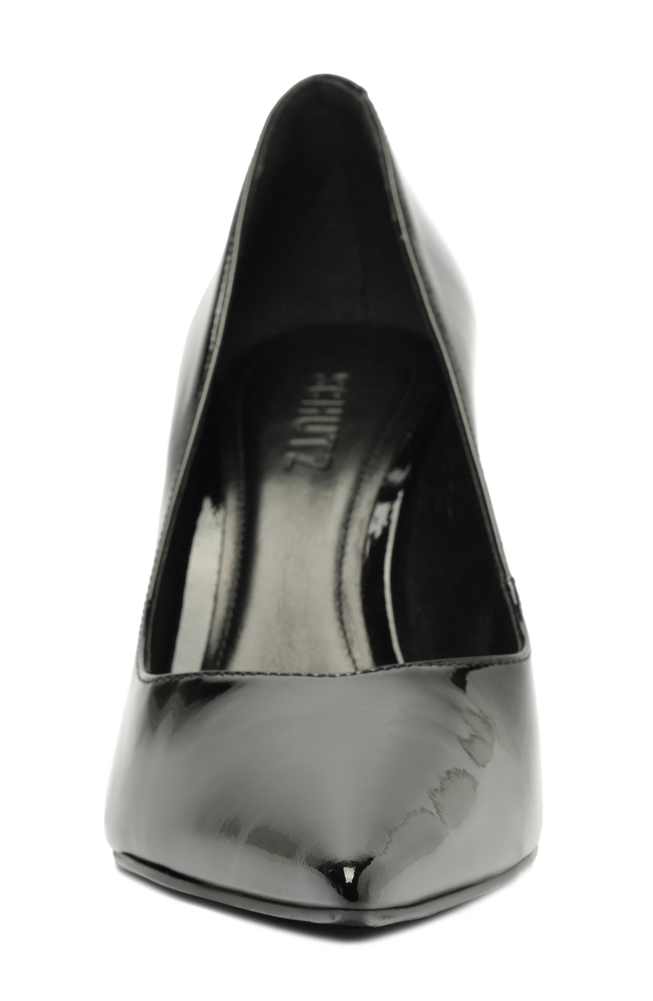 Schutz Lexi Lo Pointed Toe Pump, Alternate, color, Black