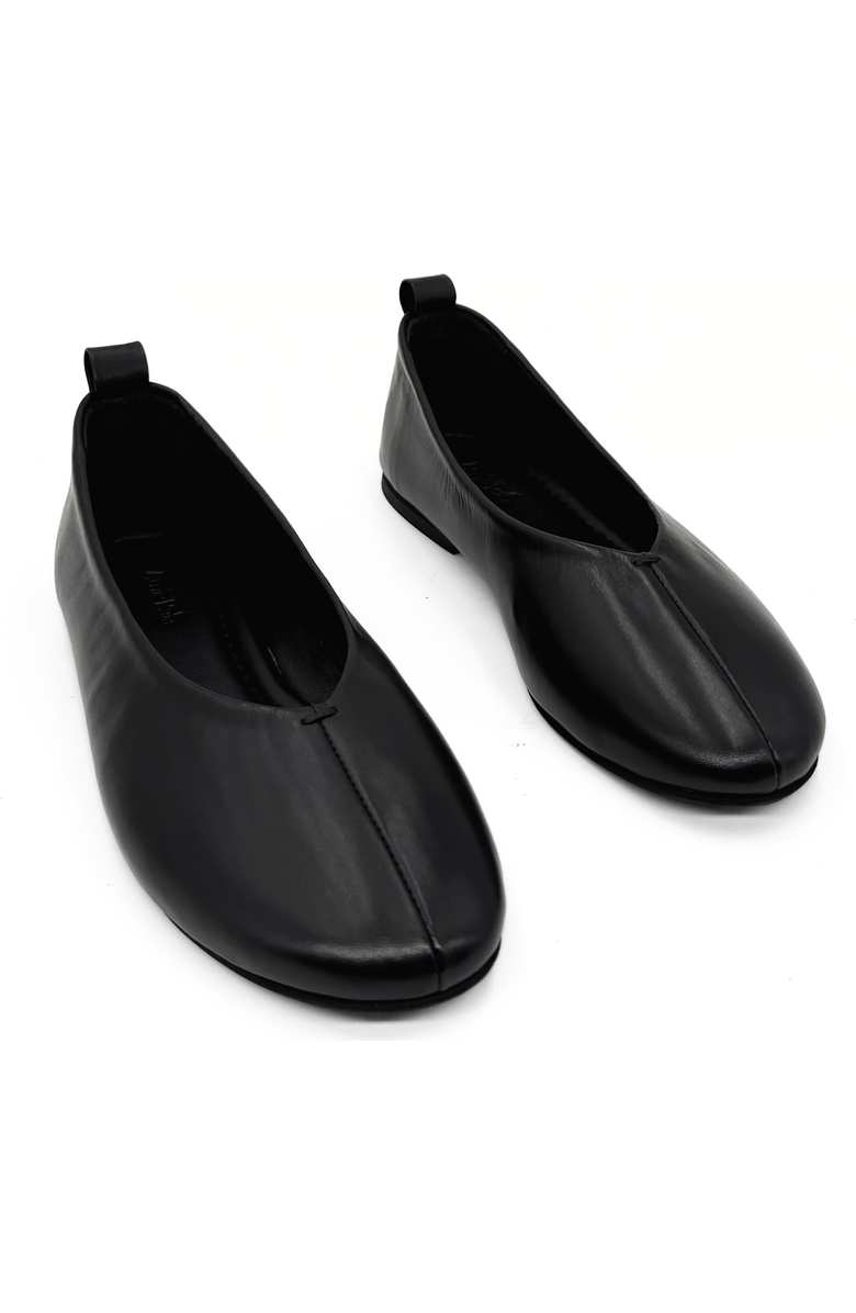 Amie Rafa Erika Leather Ballet Flats, Alternate, color, Black
