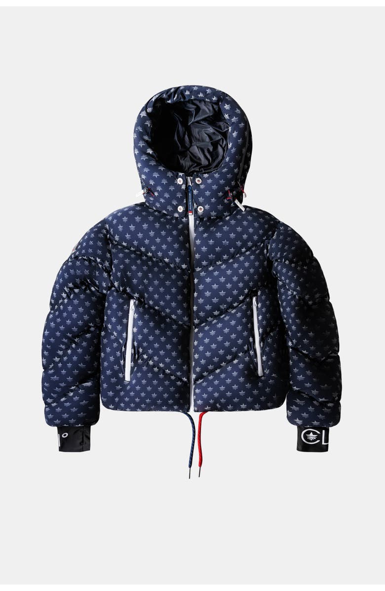 Malibu Ski Club Ditsy Jacket, Alternate, color, Black