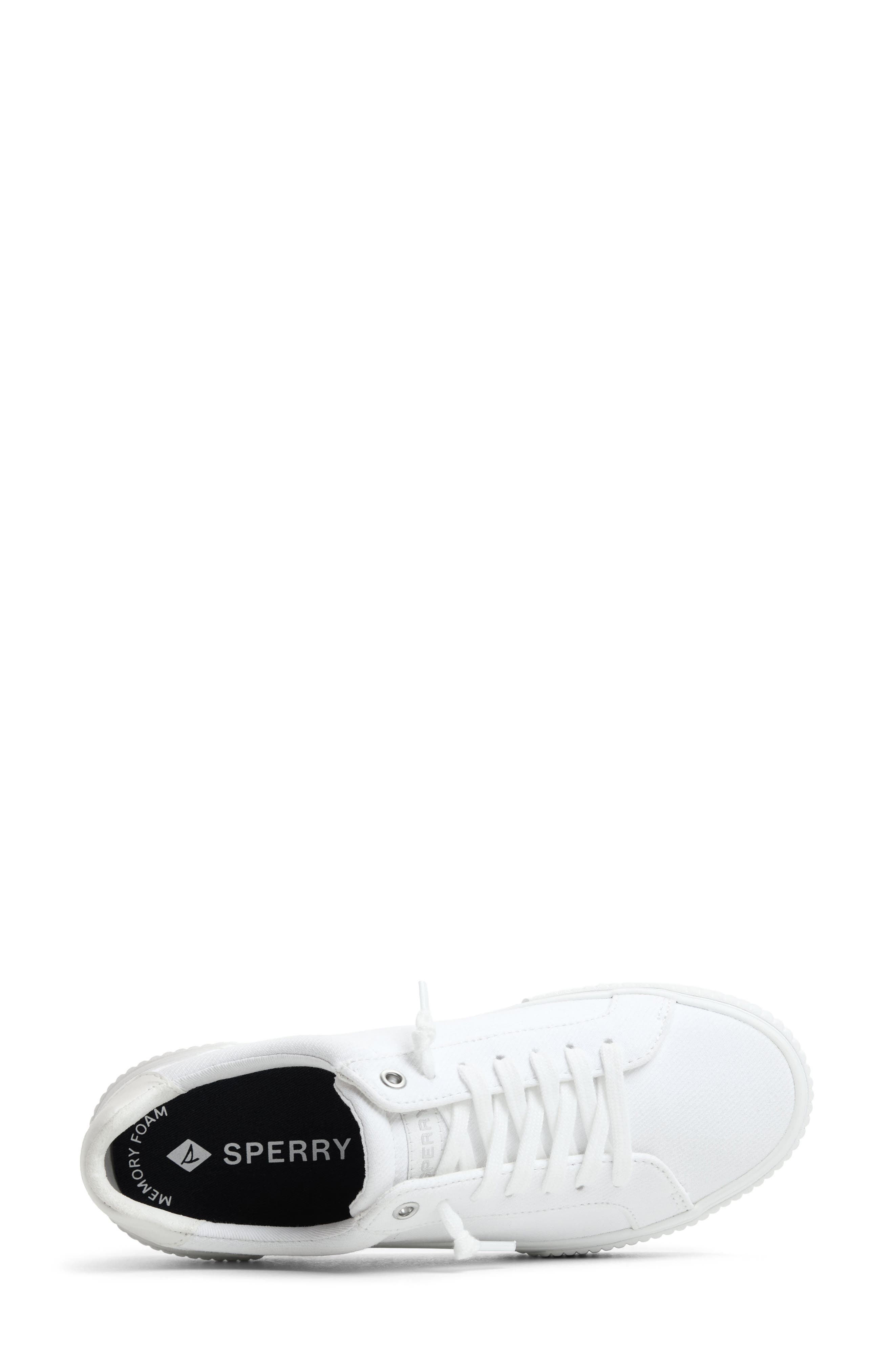 Sperry Bermuda Platform Sneaker, Alternate, color, White