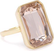 Ramy Brook Norika Glass Stone Statement Ring