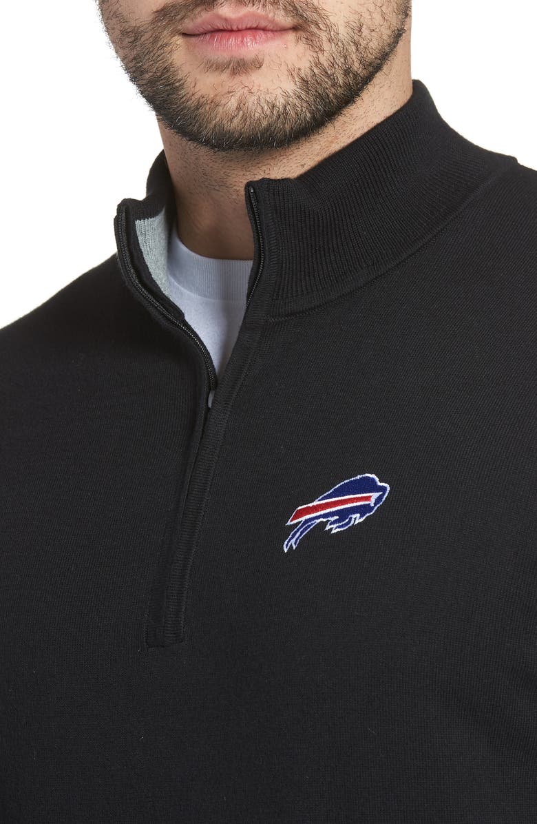 Cutter & Buck Buffalo Bills - Lakemont Regular Fit Quarter Zip Sweater, Alternate, color, 