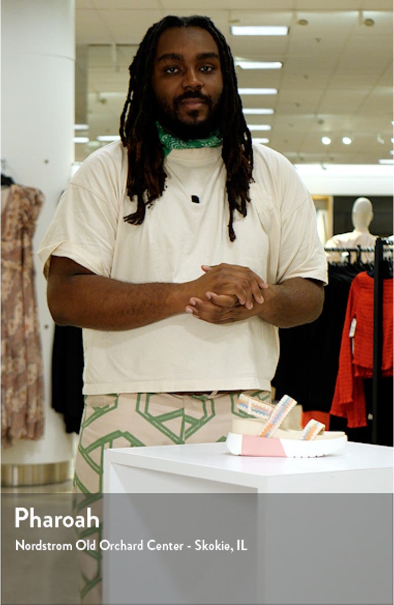 Egan Crochet Platform Slingback Sandal, sales video thumbnail