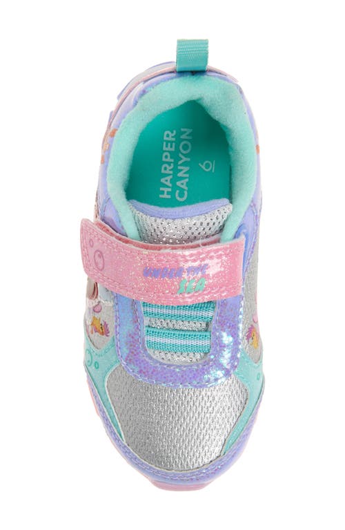 Shop Harper Canyon X Disney® Kids' Ariel Light-up Sneaker In Purple Multi