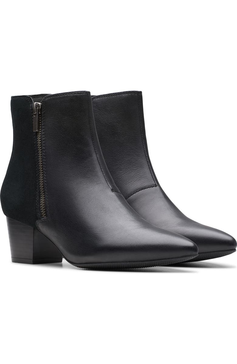 Clarks<sup>®</sup> Ellanie Vibe Boot, Alternate, color, Black Leather
