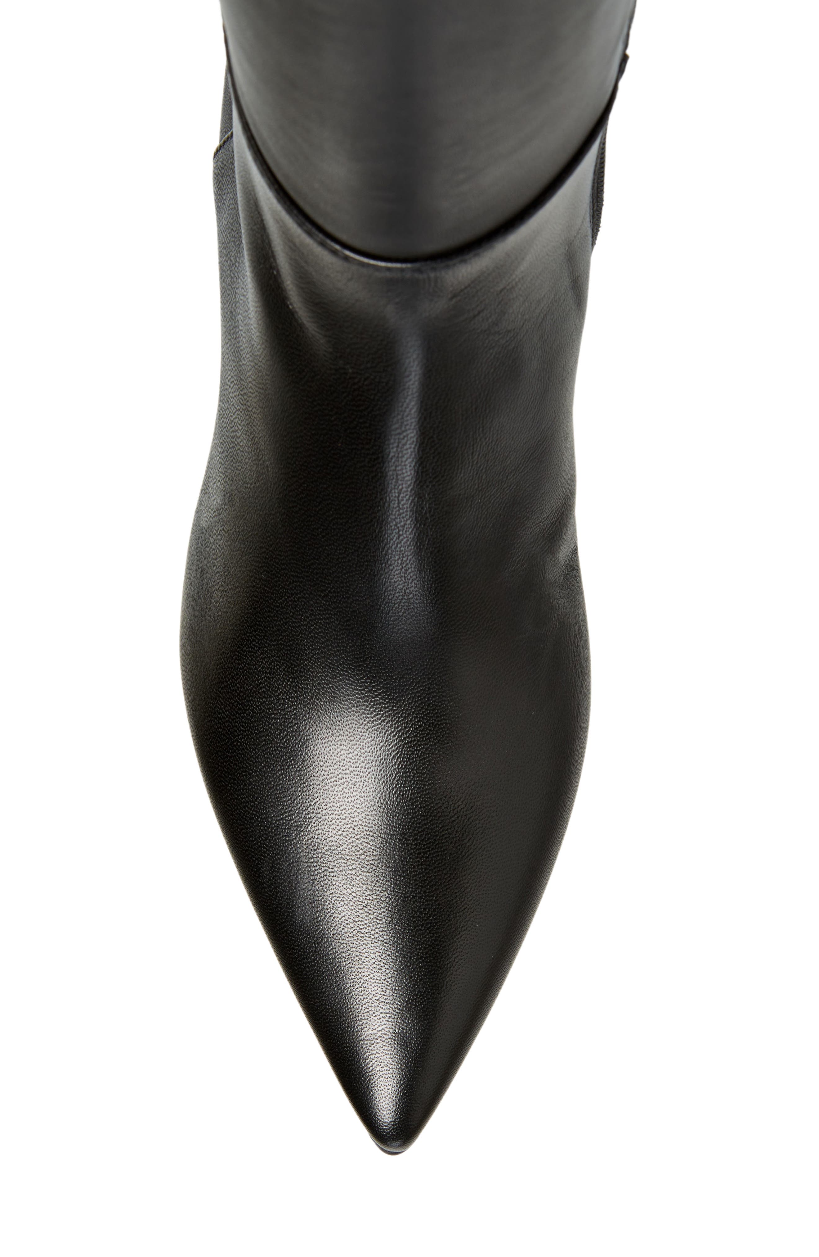 Ide High Leather Boot, Alternate, color, NERO-NERO