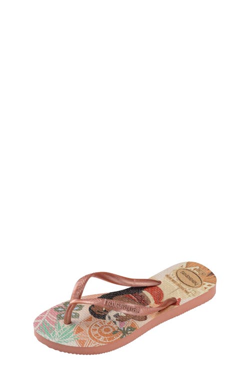 Havaianas Disney Princess Flip Flop In Neutral