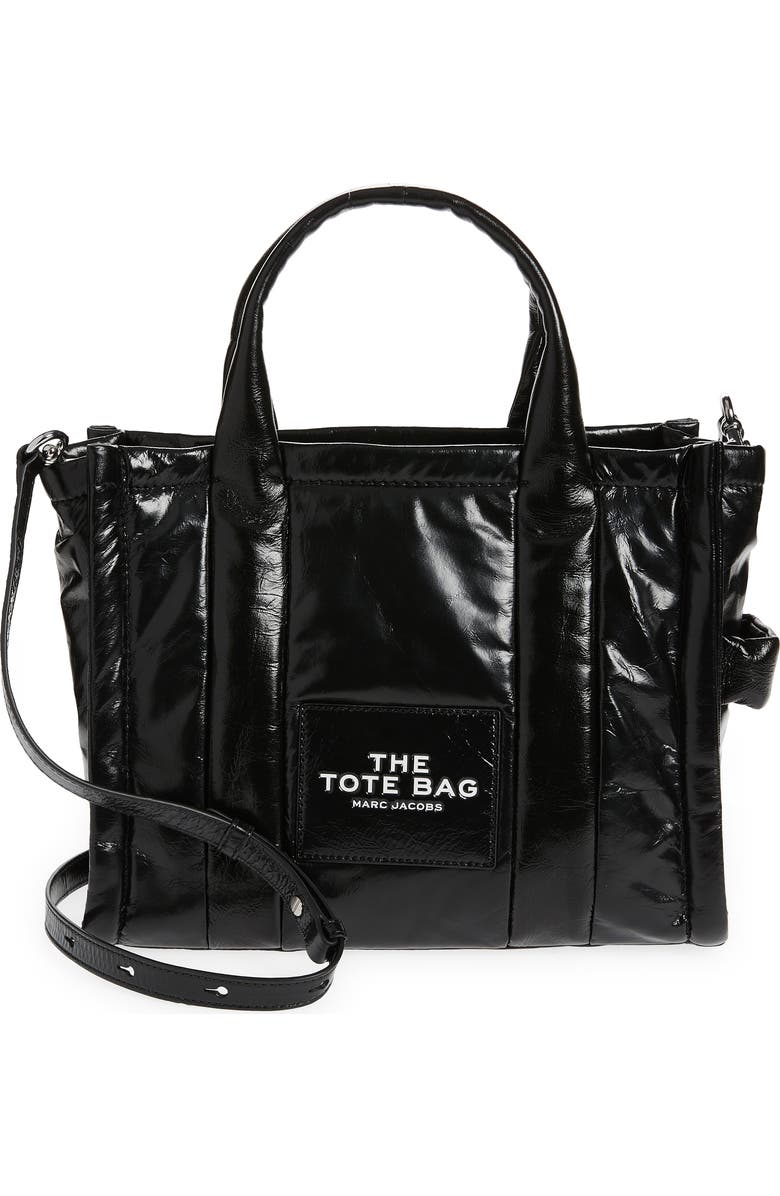 Marc Jacobs The Crinkle Leather Medium Tote Bag, Main, color,