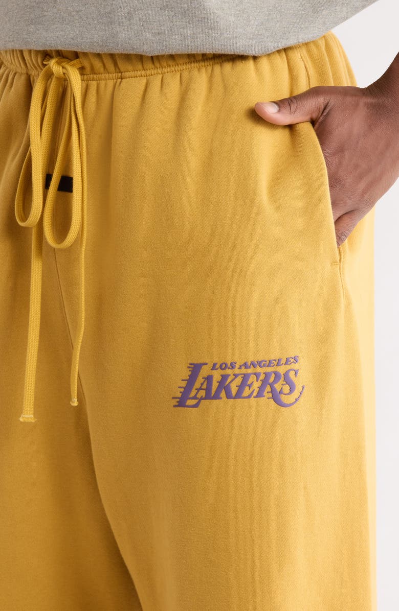 Fear of God Essentials Lakers Lounge Fit Sweatpants, Alternate, color, Canyon