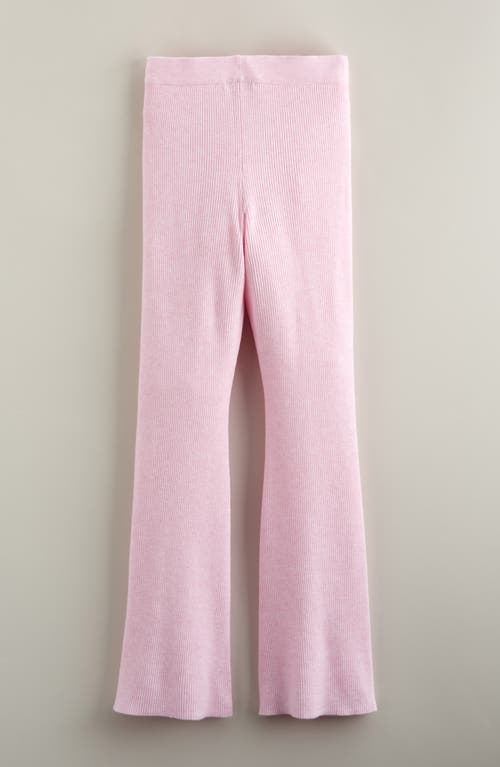 Nordstrom Sweater Knit Flare Pants In Pink