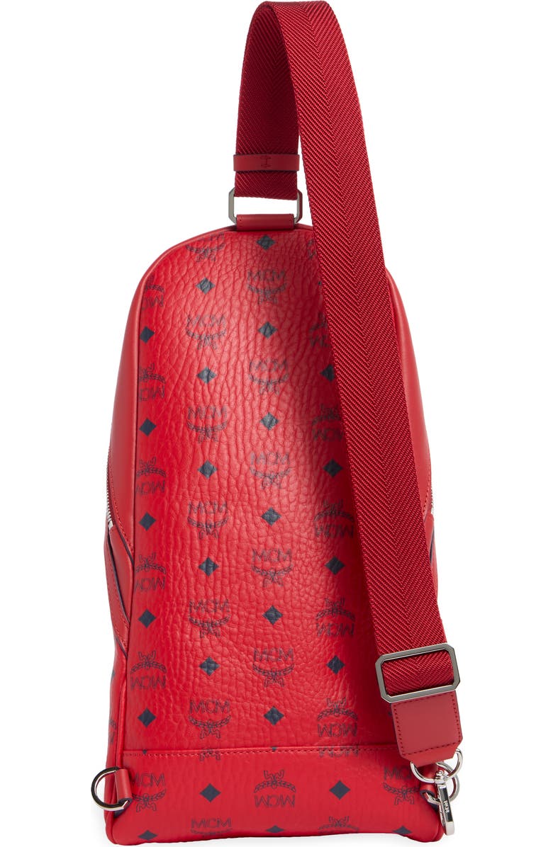 MCM Aren Visetos Sling Bag, Alternate, color,