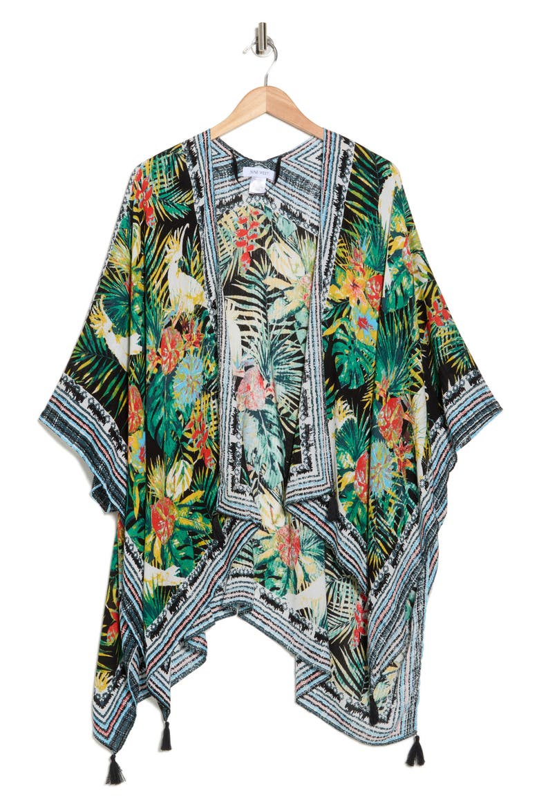 Cockatoo Tropical Topper, Alternate, color, BLACK