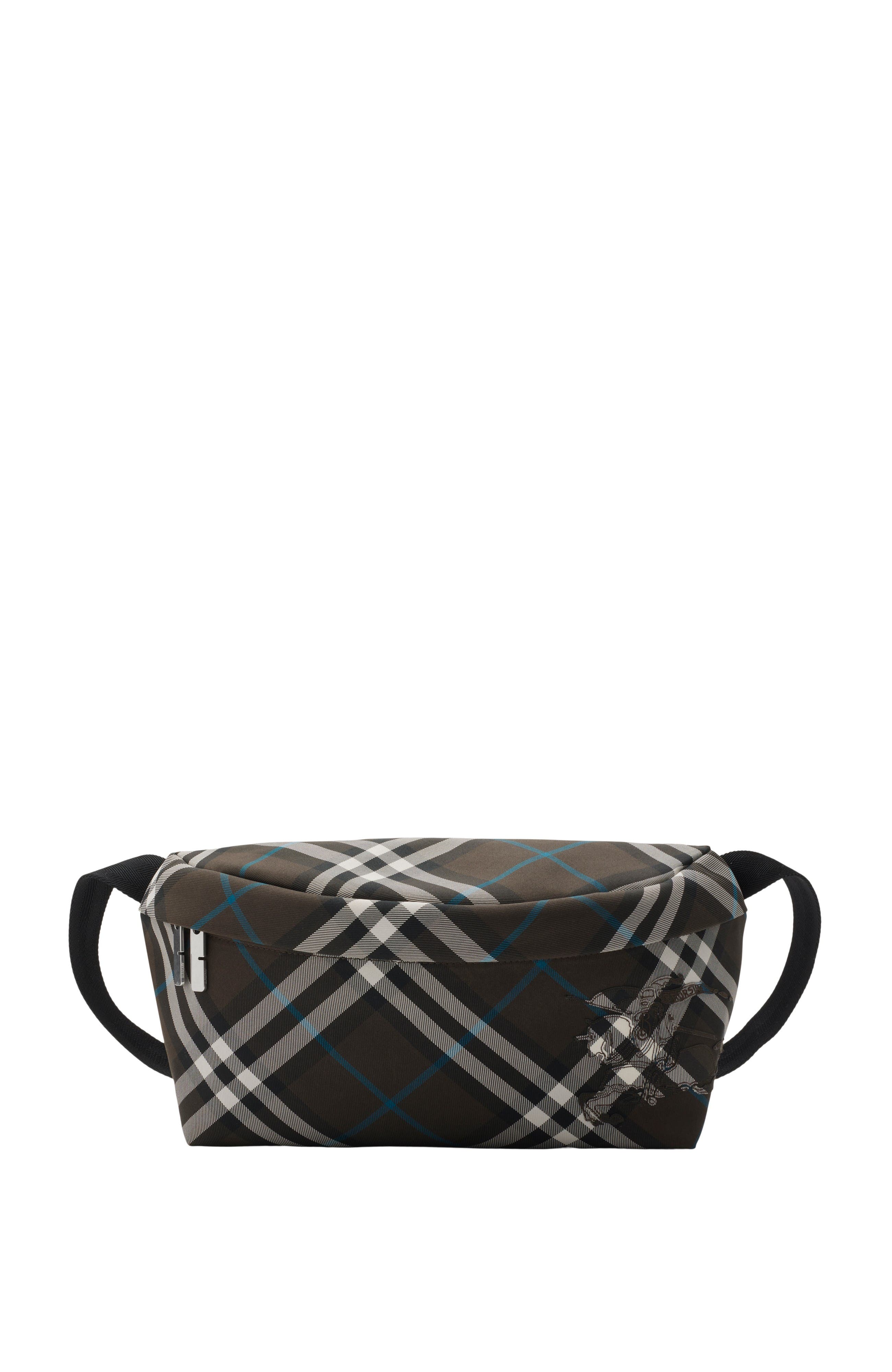 Burberry Check Belt Bag, Main, color, Snug