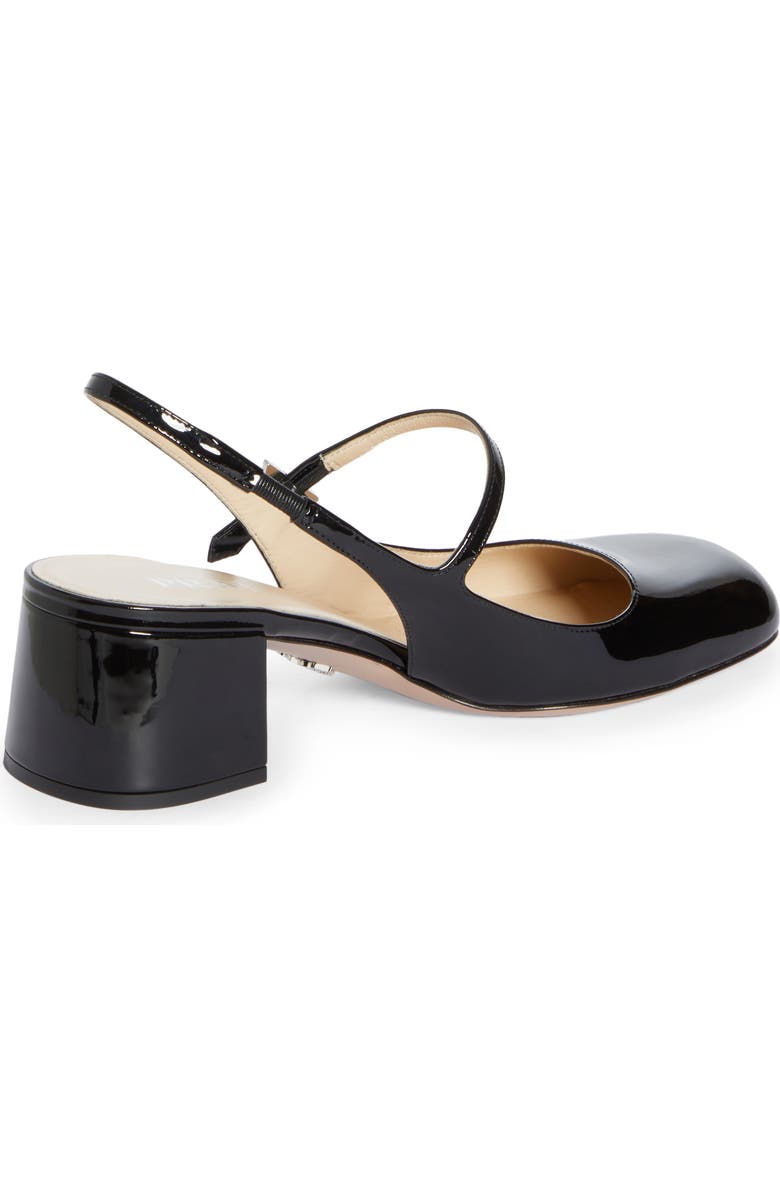 Prada Décoletté Logo Slingback Mary Jane Pump, Alternate, color,