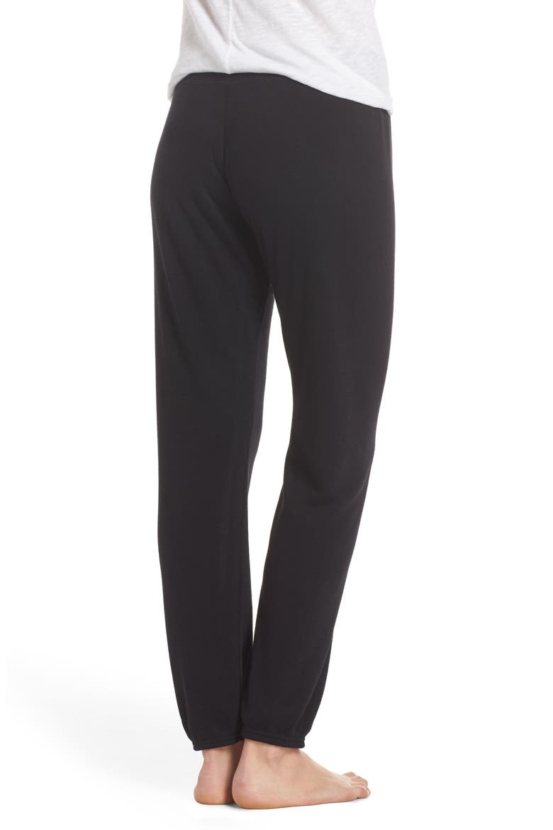 Dreamy Fleece Jogger Pants, Alternate, color, BLACK