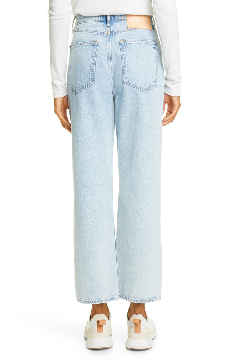 Maya High Waist Ankle Straight Leg Jeans, Alternate, color, AGATE