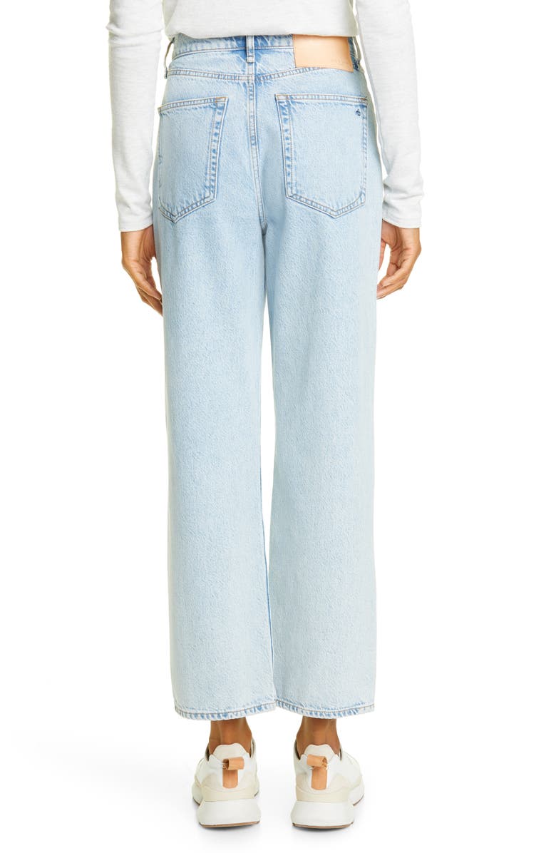 rag & bone Maya High Waist Ankle Straight Leg Jeans, Alternate, color, 