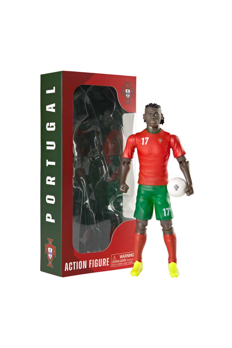 SOCKERS Portugal National Rafael Leão 8" Collectible Soccer Action Figure, Main, color, No Color