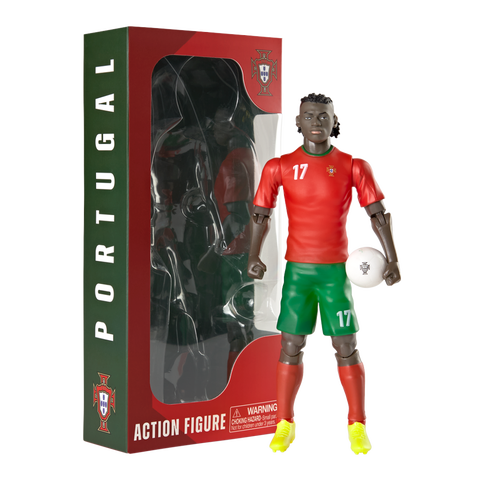 SOCKERS Portugal National Rafael Leao 8" Collectible Soccer Action Figure