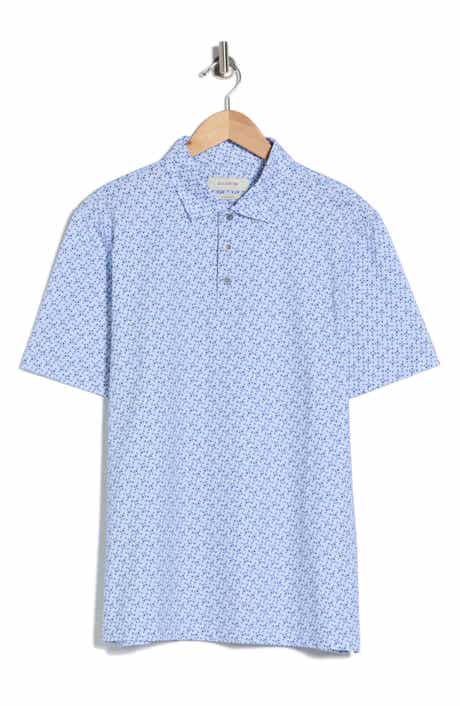 Bugatchi Triangle Cotton Knit Polo