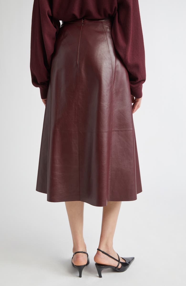 FFORME Selina Leather A-Line Skirt, Alternate, color,