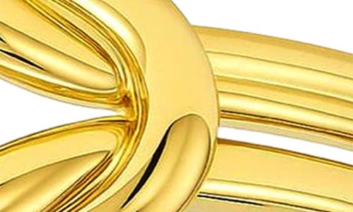 Gabi Rielle Two-tone Adjustable Parallel Band Ring In Gold