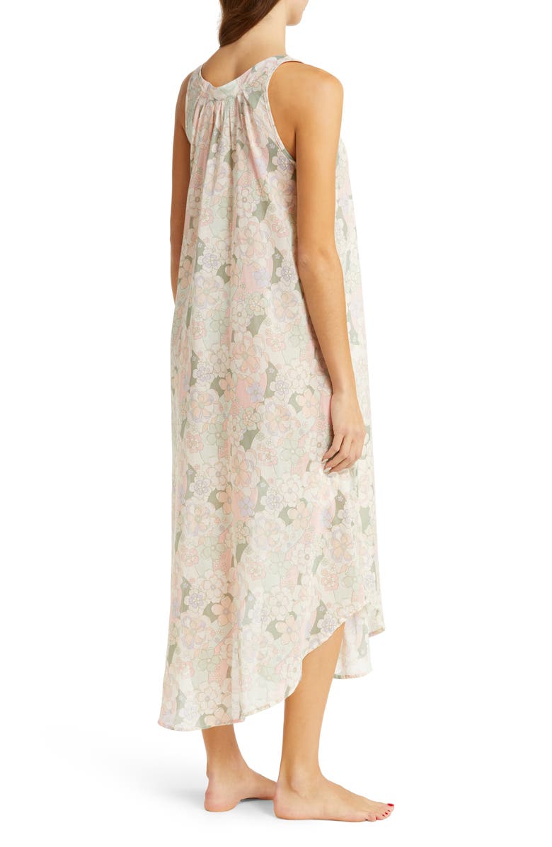 Papinelle Phoebe Floral Print Cotton Voile Nightgown, Alternate, color,