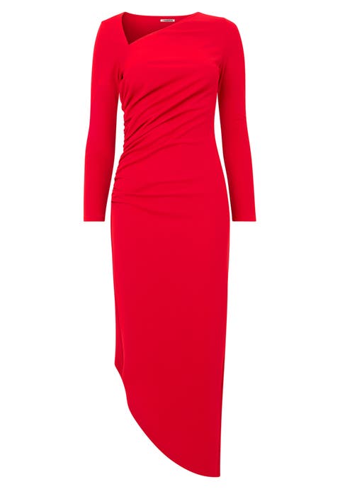 Asymmetrical Midi Dress