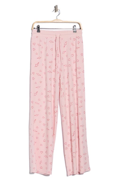 Abound Easy Cozy Wide Leg Pajama Pants In Pink