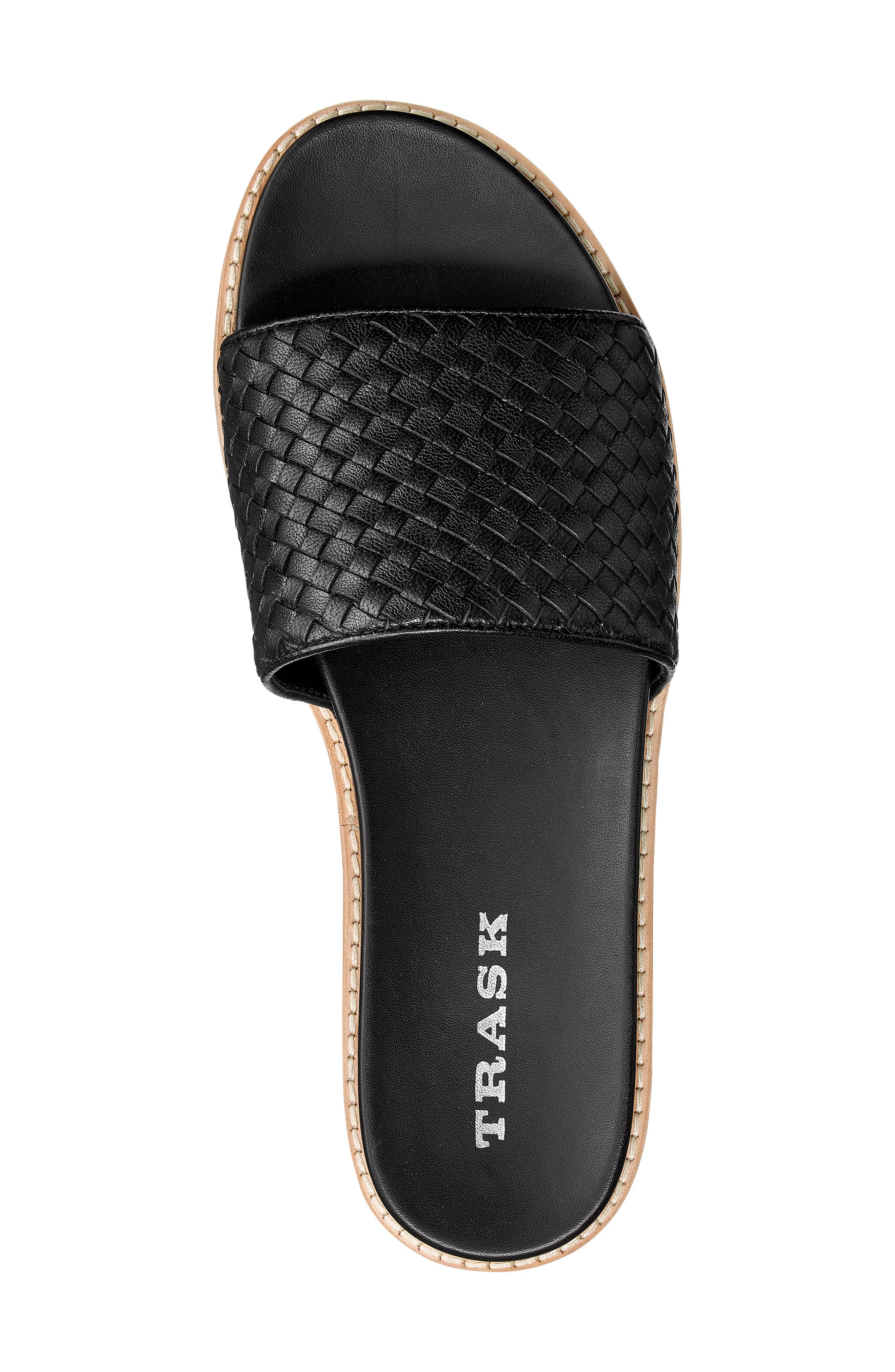 Trask Leather Slide Sandal, Alternate, color, 