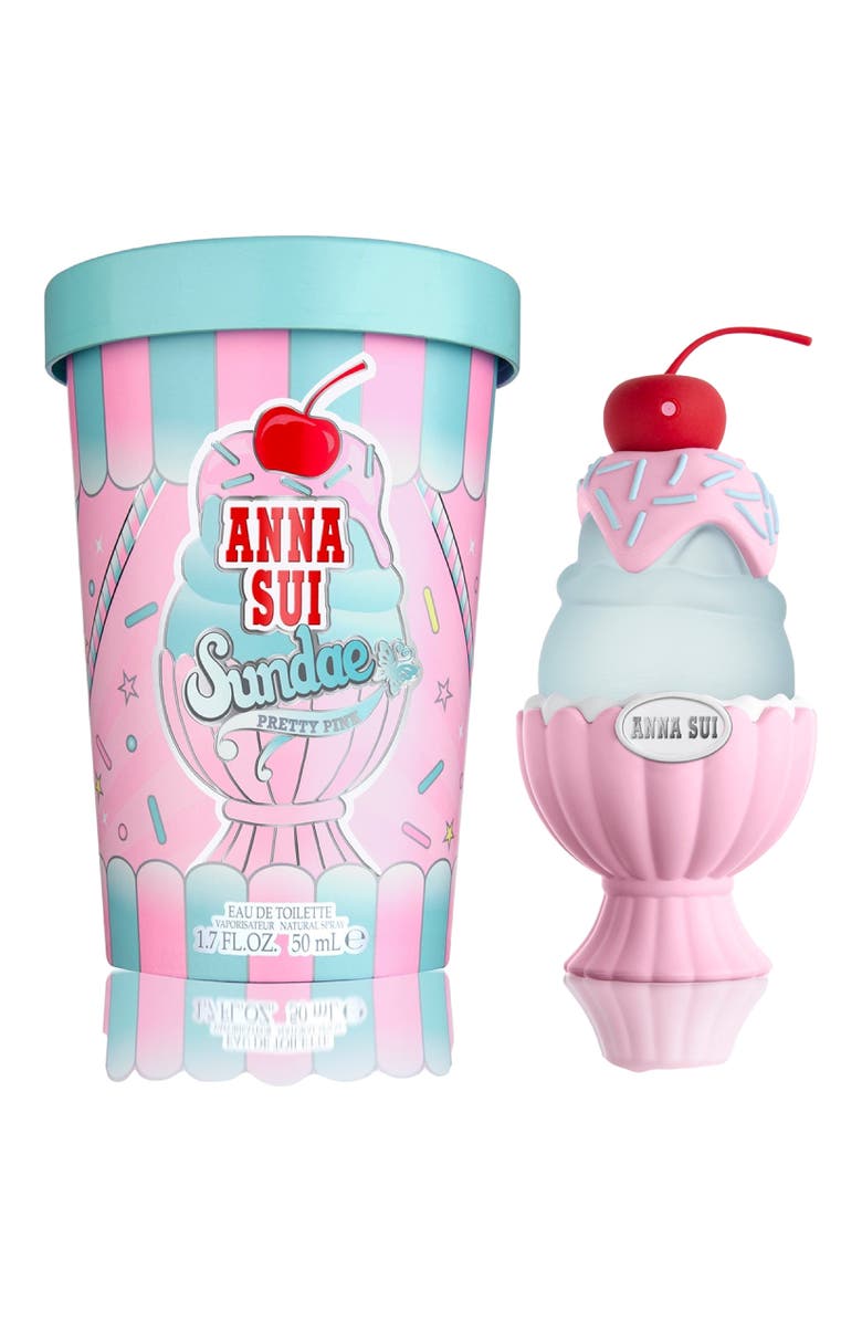 Anna Sui Sundae Pretty Pink Eau de Toilette, Alternate, color, Pink