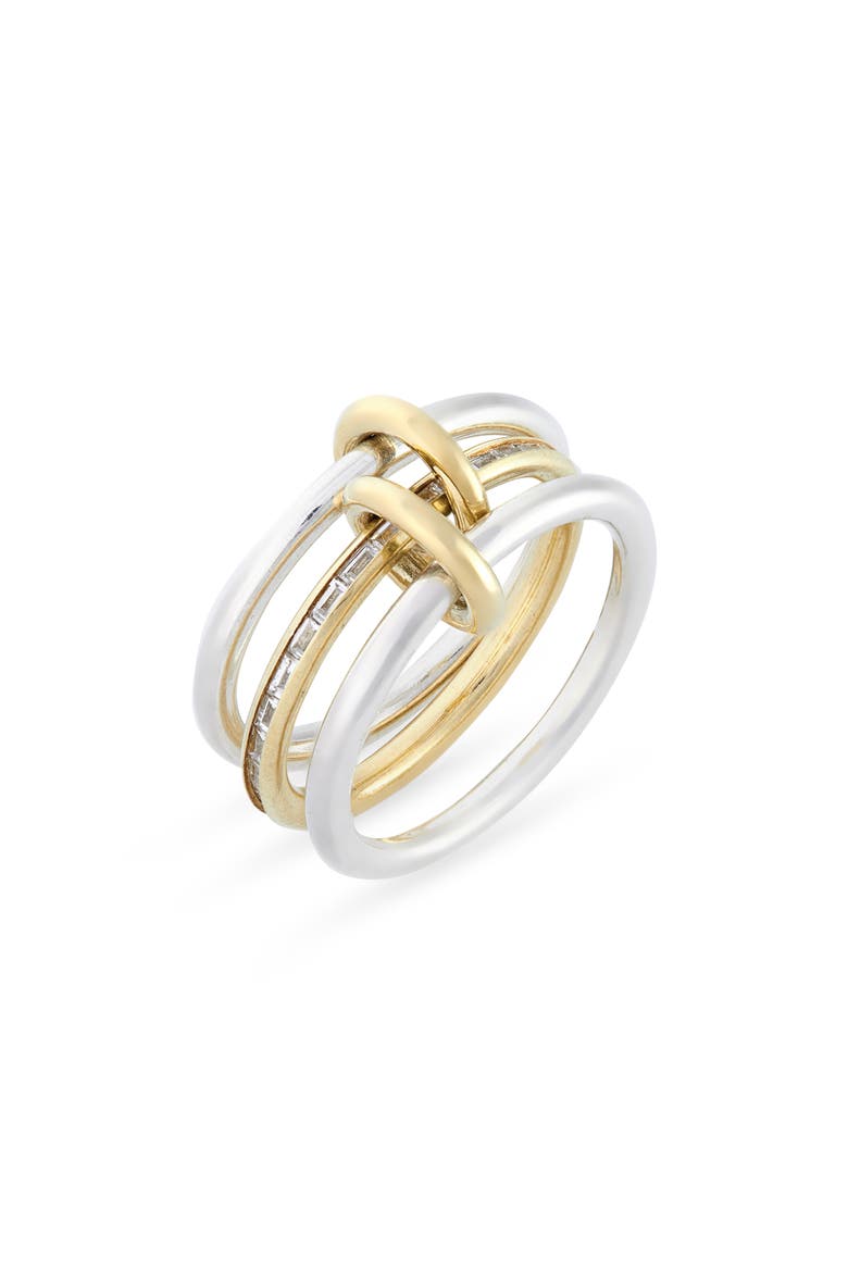 Sonja Linked Rings, Main, color, SILVER GOLD