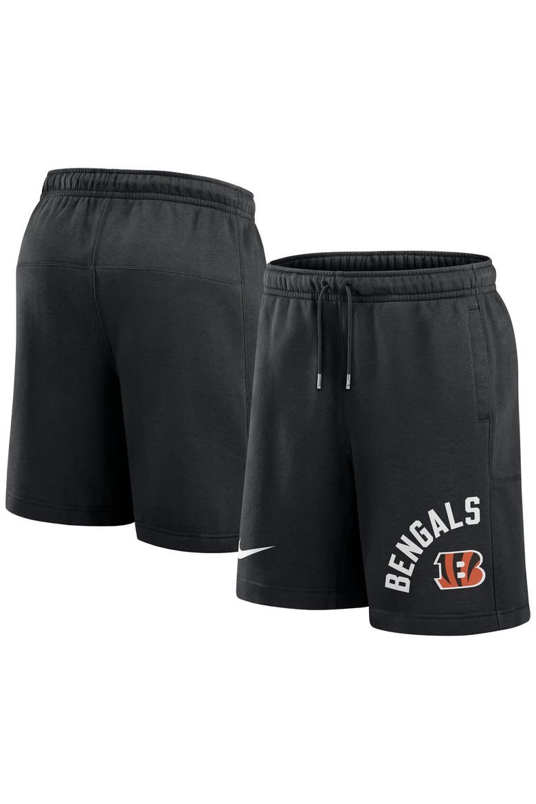Men's Nike Black Cincinnati Bengals Arched Kicker Shorts, Alternate, color, Black