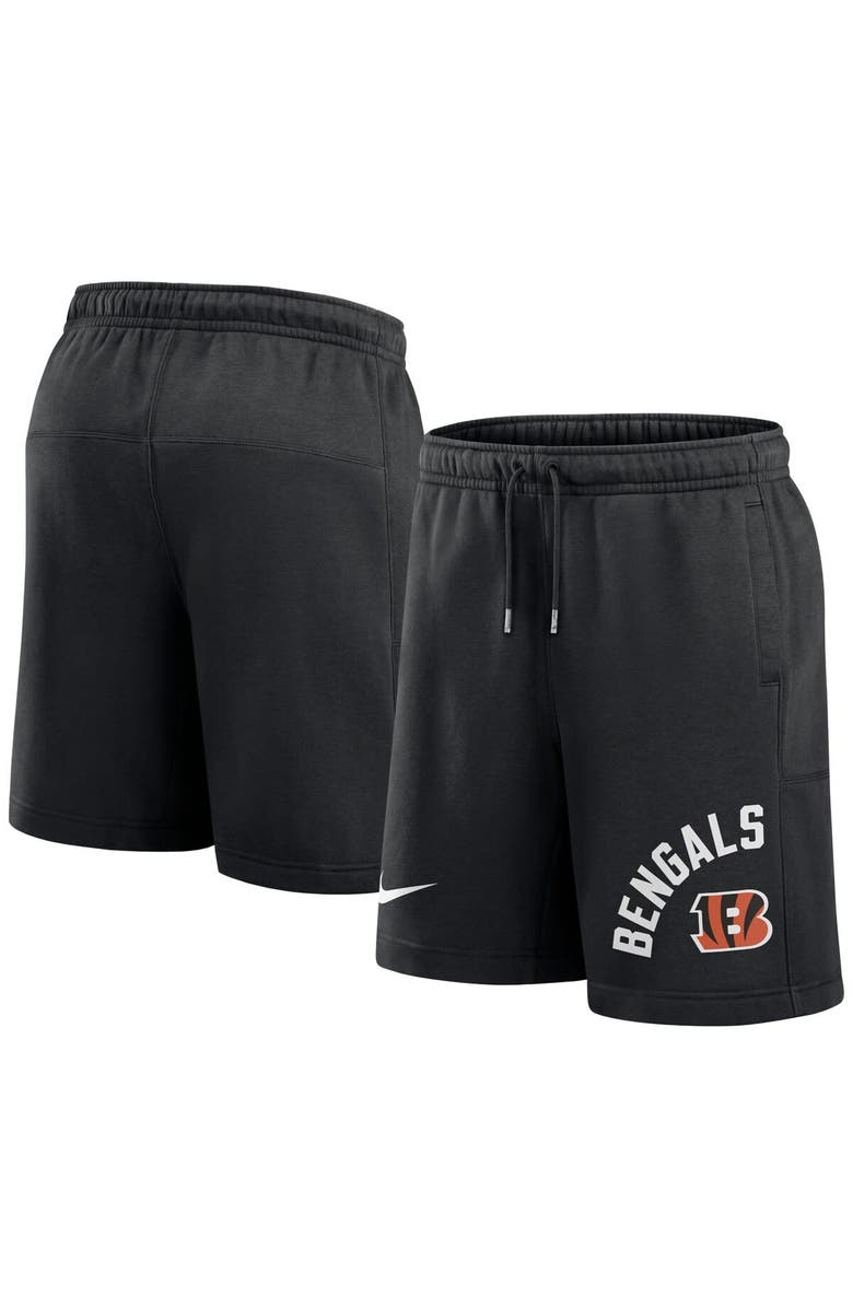 Nike Men's Nike Black Cincinnati Bengals Arched Kicker Shorts, Alternate, color, Black