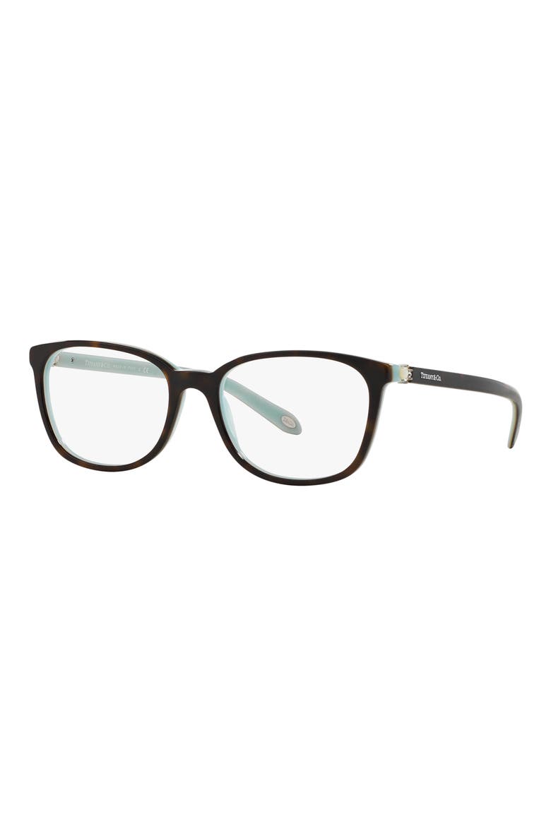 51mm Square optical glasses, Alternate, color, HAVANA BLUE