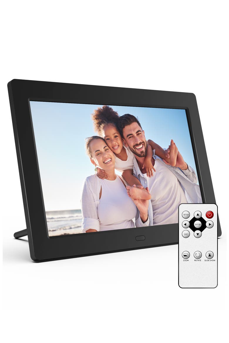 7" Digital Photo Frame, Main, color, Black