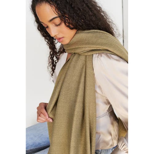 Studio Variously Haze Merino Handloom Throw In Neutral