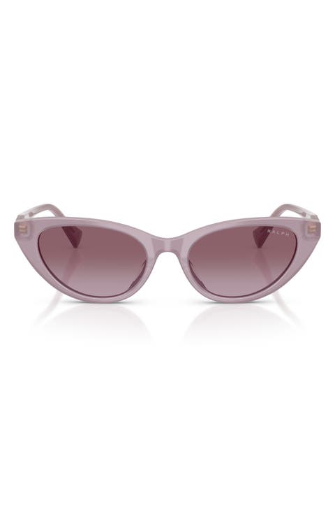 53mm Gradient Cat Eye Sunglasses